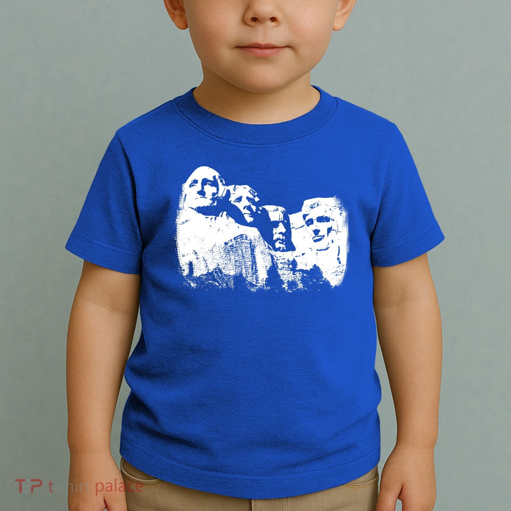 Mount Rushmore Presidents Sculpture Funny Gift Toddler T-Shirt