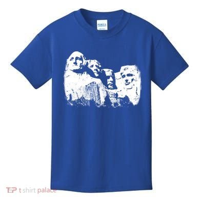 Mount Rushmore Presidents Sculpture Funny Gift Kids T-Shirt