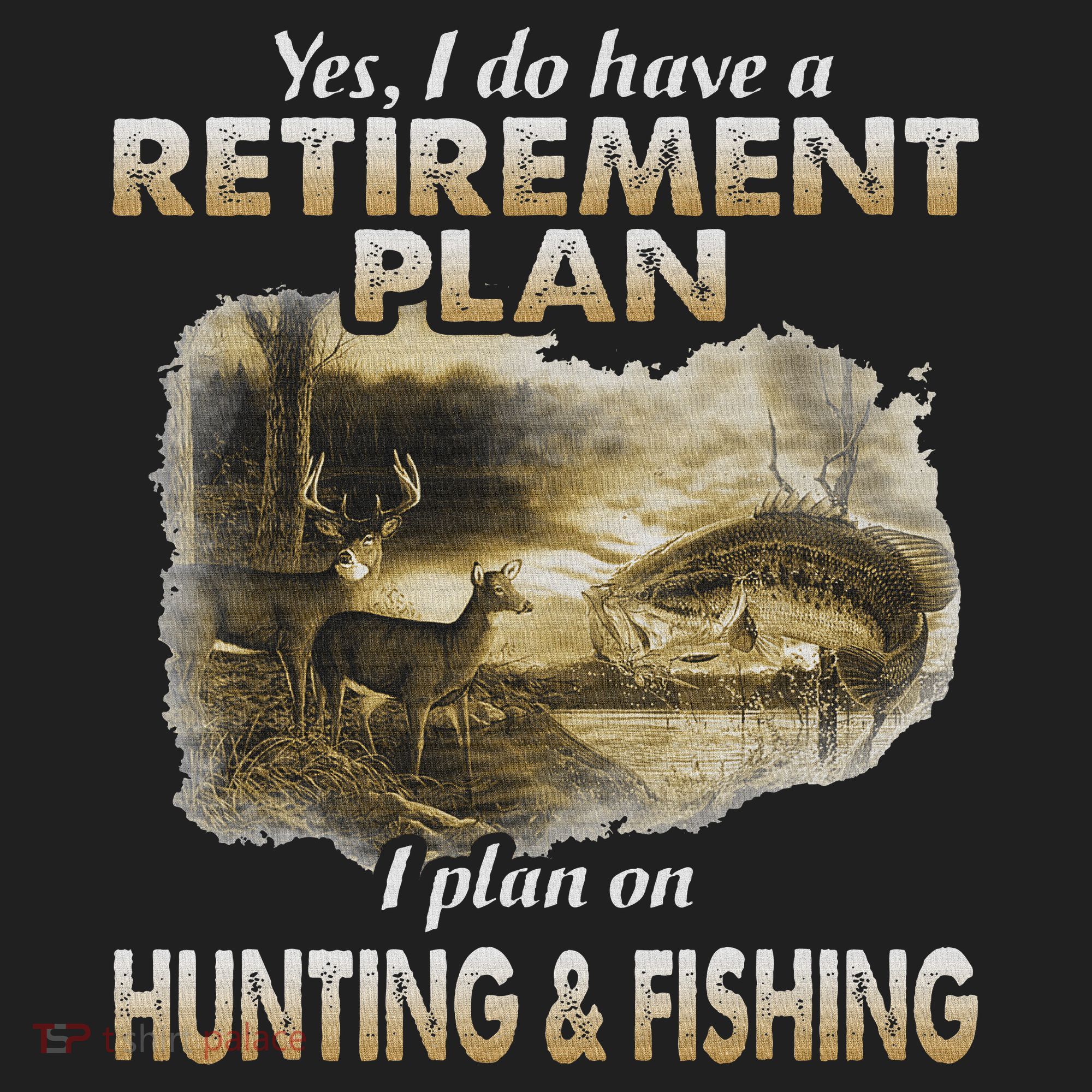 My Retirement Plan Hunting Fishing Hunters Grandpa Fun Gift Beanie