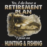My Retirement Plan Hunting Fishing Hunters Grandpa Fun Gift Women's Hoodie thumb 2