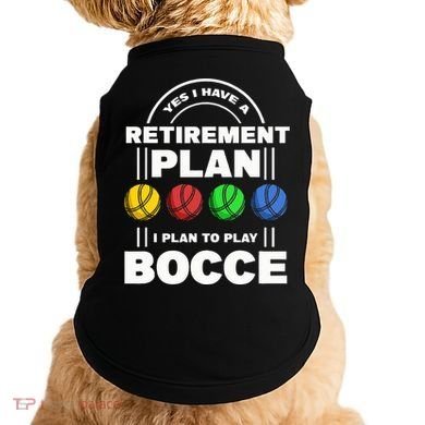 My Retirement Plan Bocce Ball Player Grandpa Bocce Doggie Tank