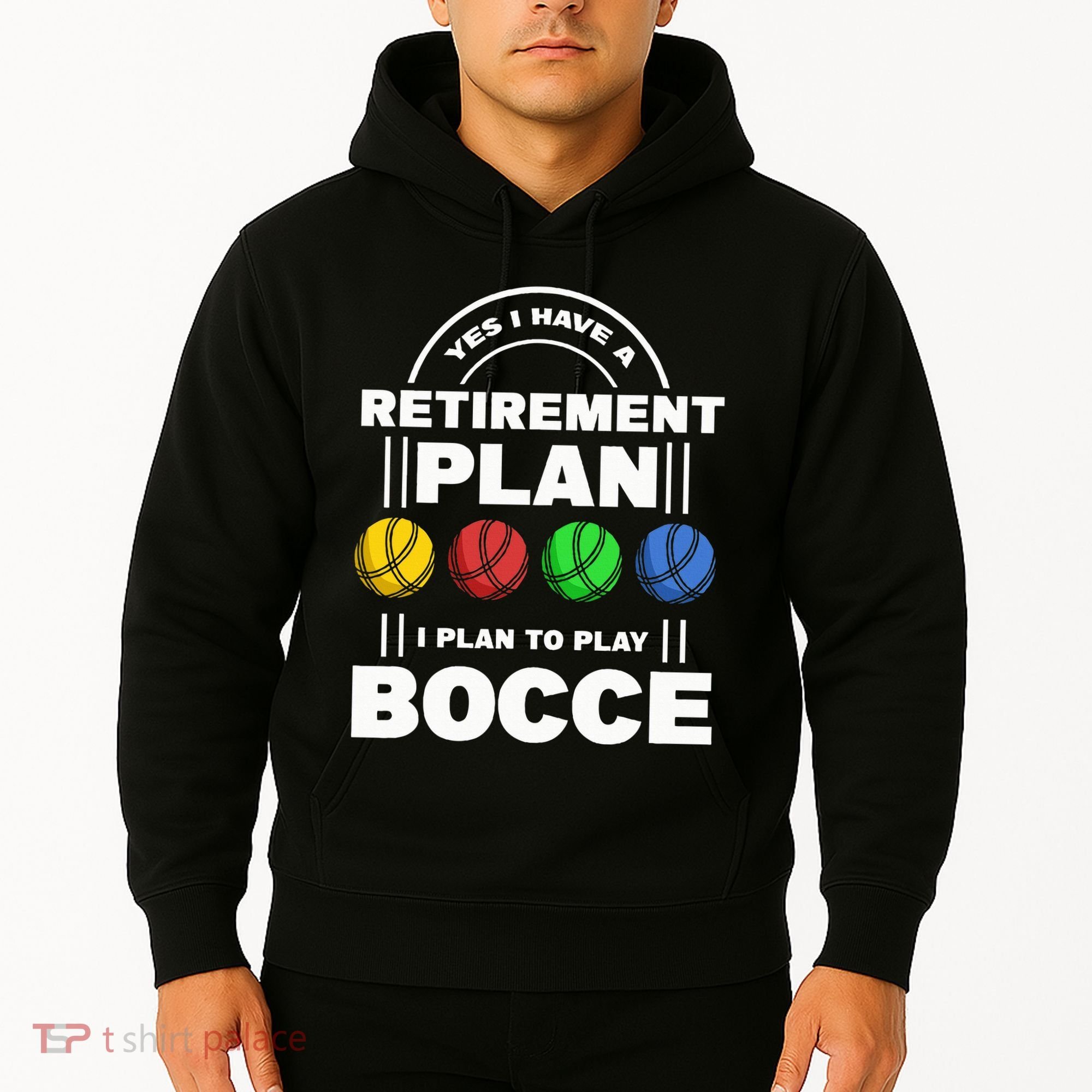 My Retirement Plan Bocce Ball Player Grandpa Bocce Hoodie