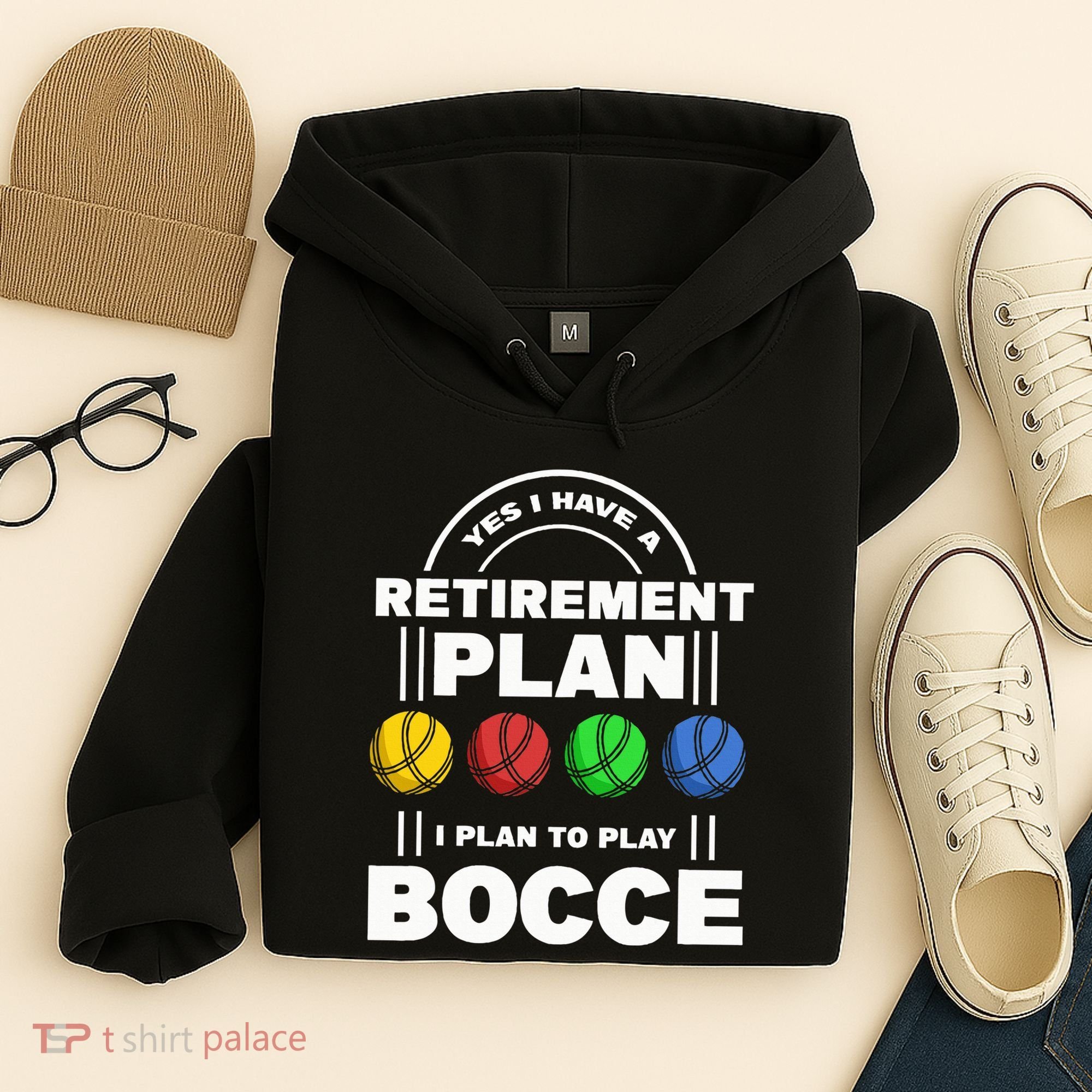 My Retirement Plan Bocce Ball Player Grandpa Bocce Hoodie