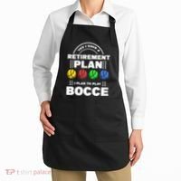 My Retirement Plan Bocce Ball Player Grandpa Bocce Apron thumb 2