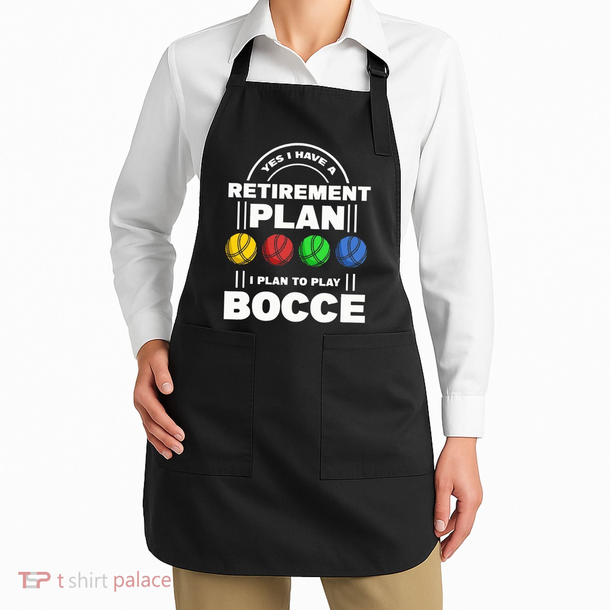 My Retirement Plan Bocce Ball Player Grandpa Bocce Apron