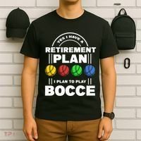 My Retirement Plan Bocce Ball Player Grandpa Bocce T-Shirt thumb 6