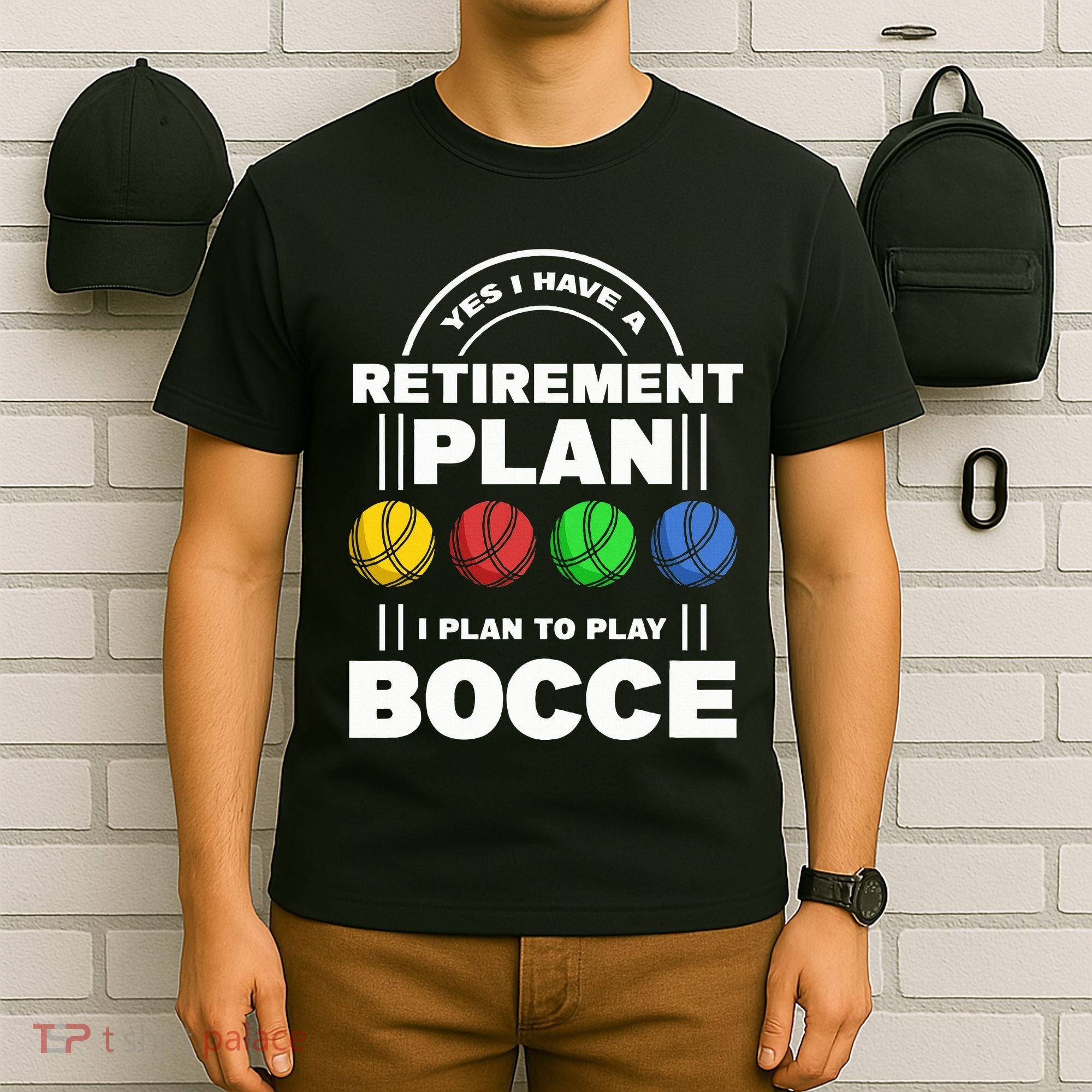 My Retirement Plan Bocce Ball Player Grandpa Bocce T-Shirt