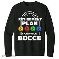 My Retirement Plan Bocce Ball Player Grandpa Bocce V.I.T. Fleece Crew Sweatshirt thumb 0