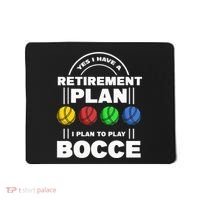 My Retirement Plan Bocce Ball Player Grandpa Bocce Mousepad thumb 0