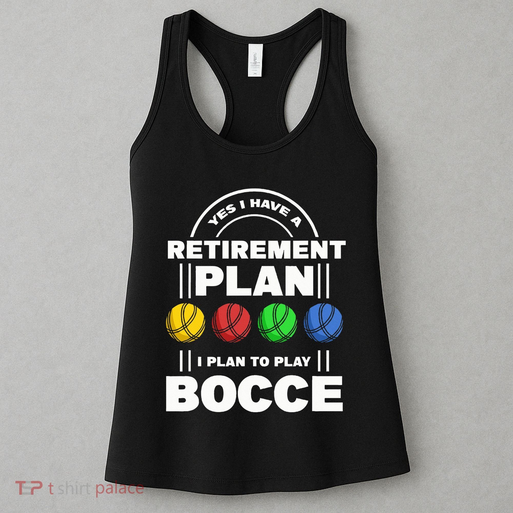 My Retirement Plan Bocce Ball Player Grandpa Bocce Women's Tank Top