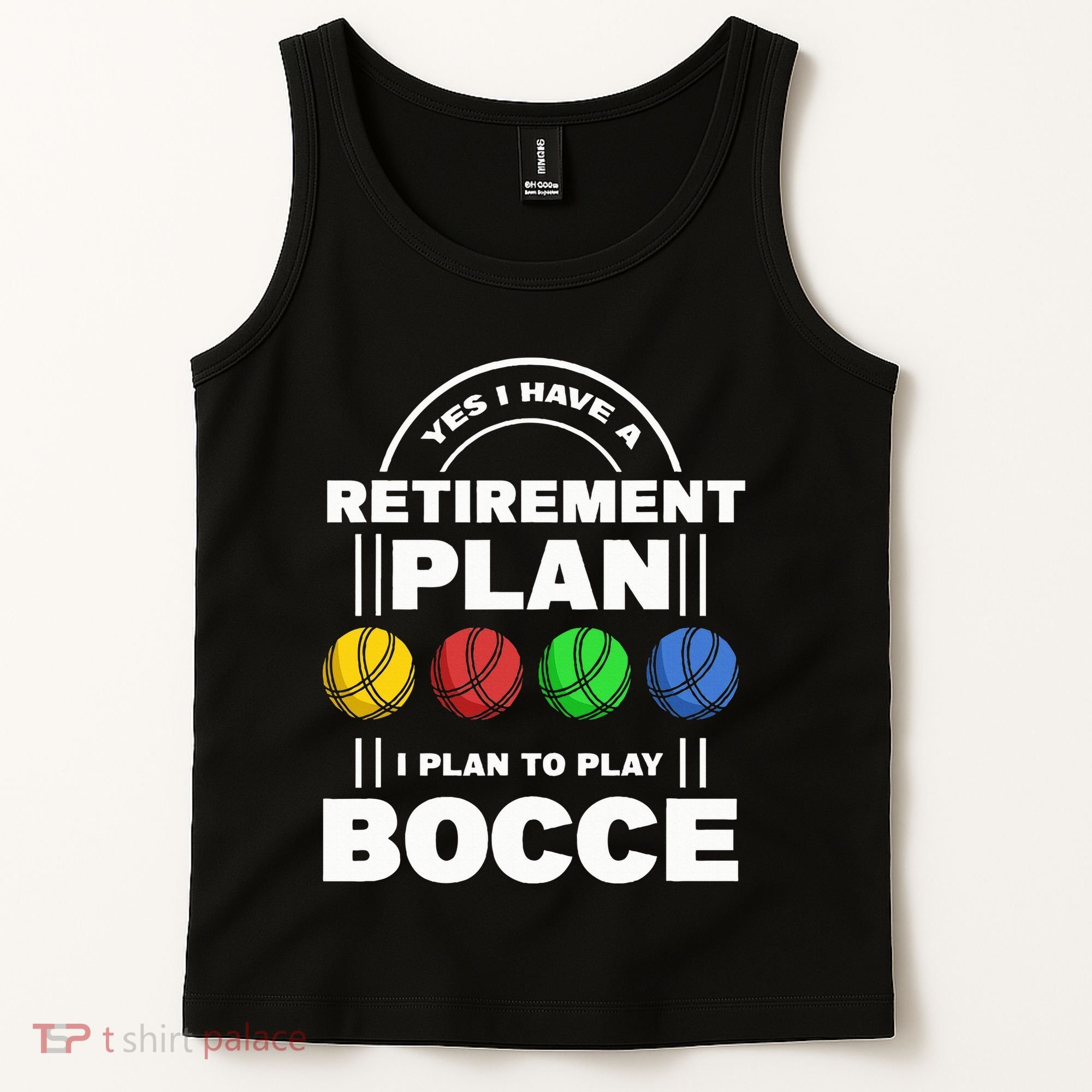 My Retirement Plan Bocce Ball Player Grandpa Bocce Tank Top