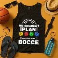 My Retirement Plan Bocce Ball Player Grandpa Bocce Tank Top thumb 4