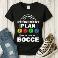 My Retirement Plan Bocce Ball Player Grandpa Bocce Women's T-Shirt thumb 3