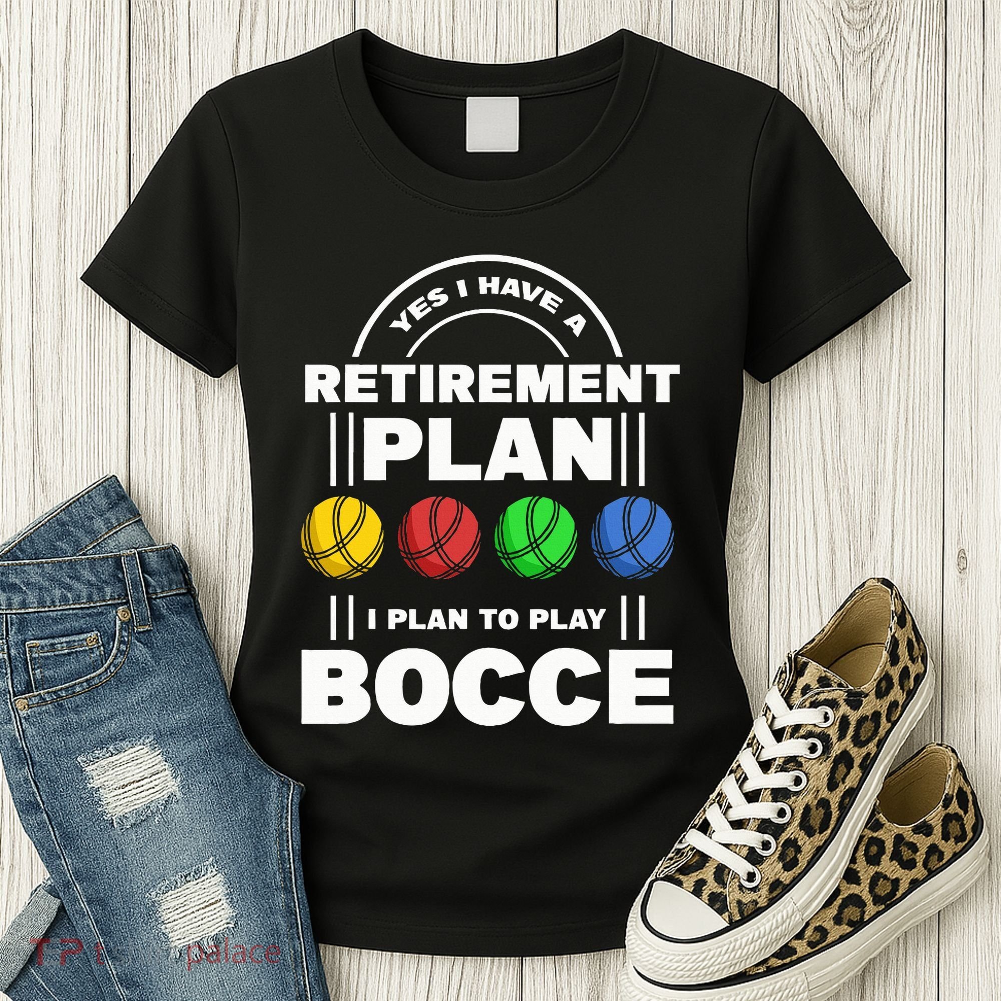 My Retirement Plan Bocce Ball Player Grandpa Bocce Women's T-Shirt