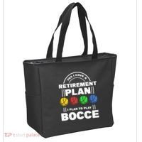 My Retirement Plan Bocce Ball Player Grandpa Bocce Tote Bag thumb 2