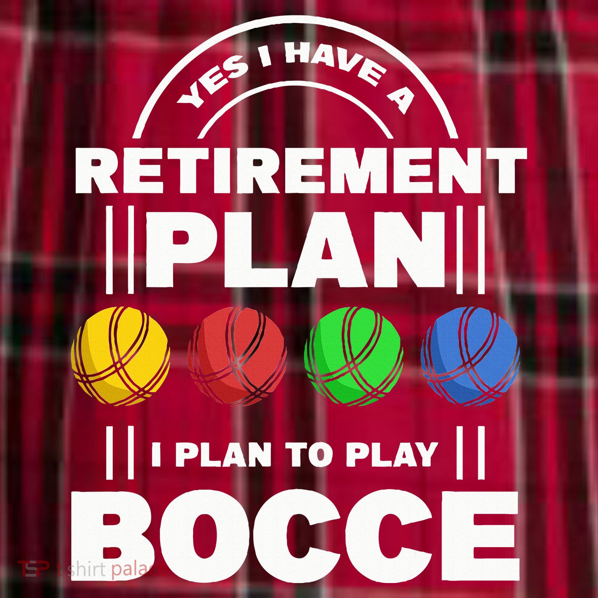 My Retirement Plan Bocce Ball Player Grandpa Bocce Women's Flannel Plaid Pajama Pants
