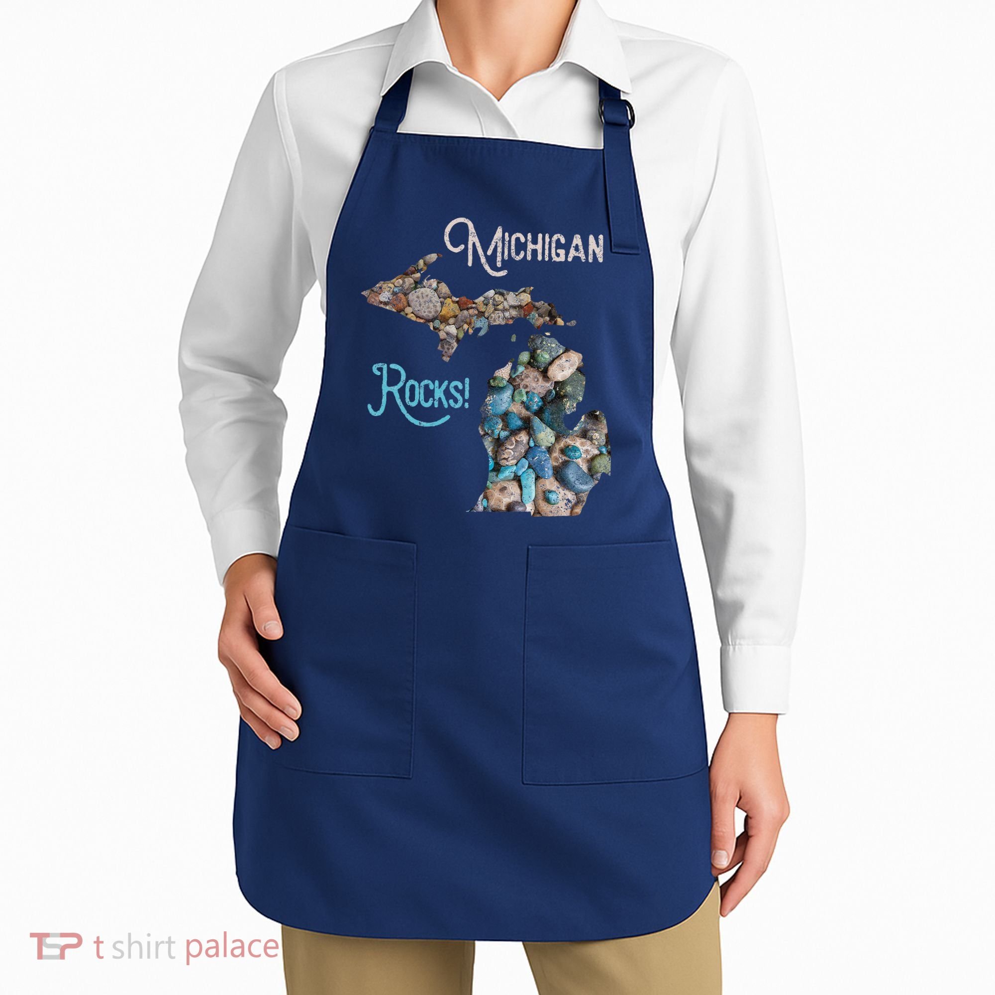 Michigan Rocks Petoskey Stone Hunting Great Lakes State Apron