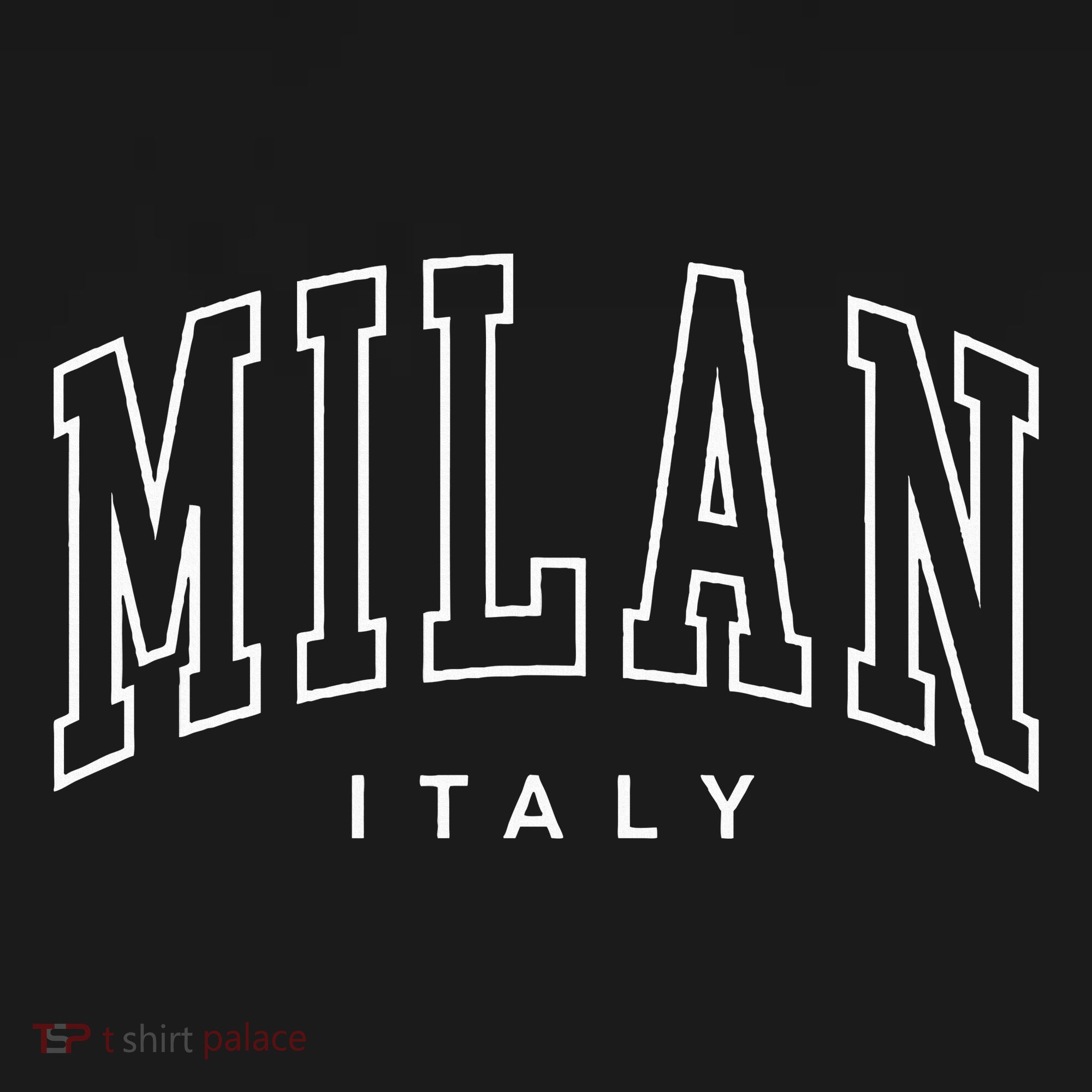 Milan Retro Preppy Italy Souvenir T-Shirt