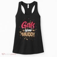 Mud Run Princess Girl Gone Muddy Team Girl ATV Women's Tank Top thumb 0