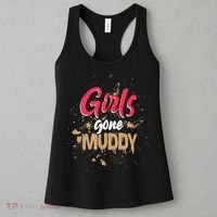 Mud Run Princess Girl Gone Muddy Team Girl ATV Women's Tank Top thumb 3