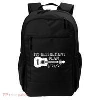 My Retirement Plan Guitar Music Notes Retiree Pension Gift Backpack thumb 0