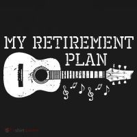 My Retirement Plan Guitar Music Notes Retiree Pension Gift Backpack thumb 2