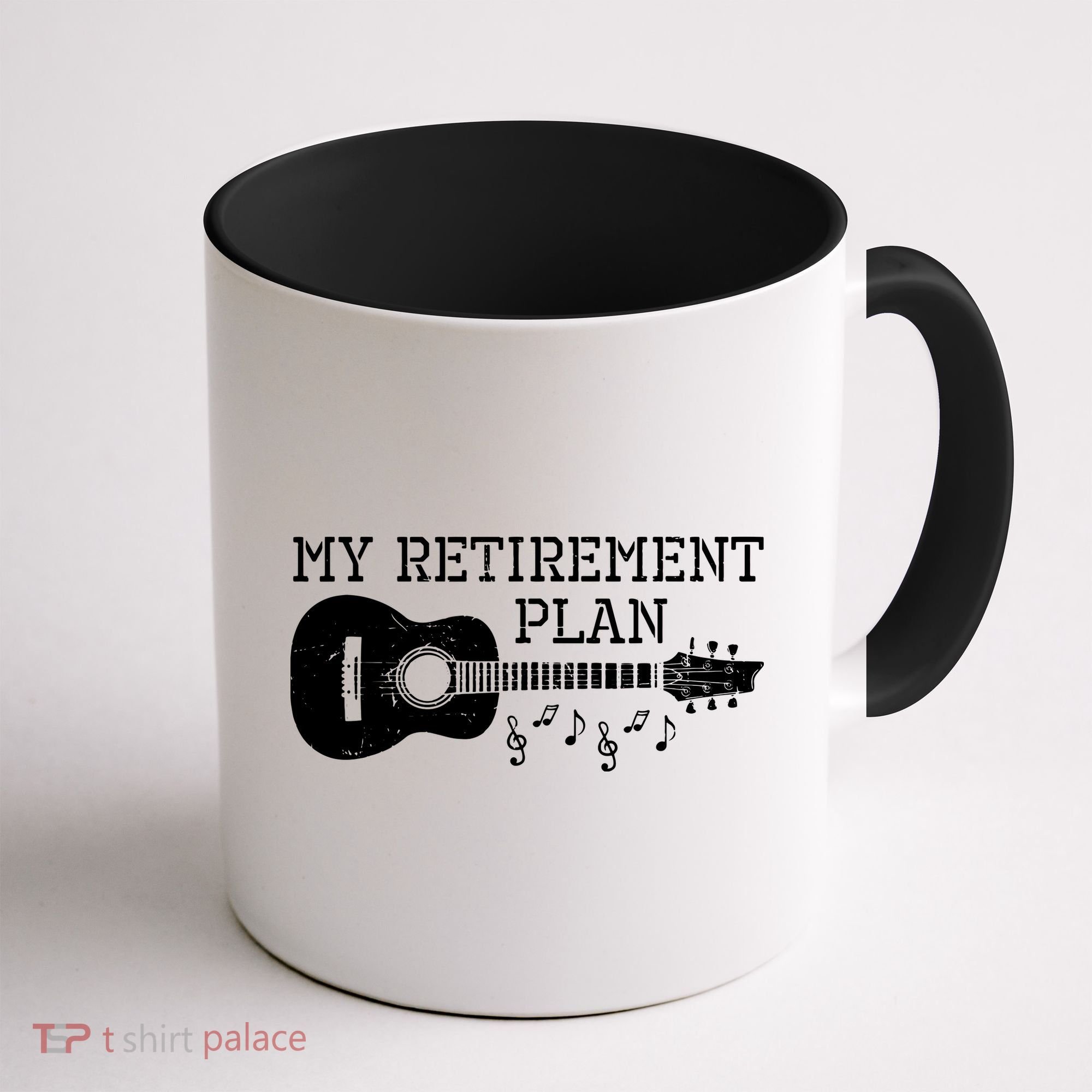 My Retirement Plan Guitar Music Notes Retiree Pension Gift Coffee Mug