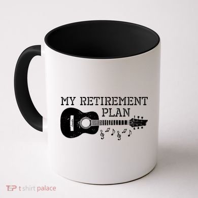My Retirement Plan Guitar Music Notes Retiree Pension Gift Coffee Mug