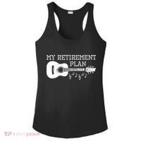 My Retirement Plan Guitar Music Notes Retiree Pension Gift Ladies PosiCharge Competitor Racerback Tank thumb 0