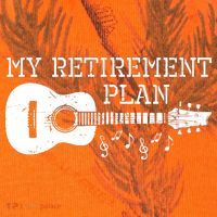 My Retirement Plan Guitar Music Notes Retiree Pension Gift Kati Licensed 12" Camo Cuffed Beanie thumb 2