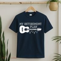 My Retirement Plan Guitar Music Notes Retiree Pension Gift T-Shirt thumb 2