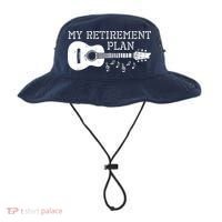 My Retirement Plan Guitar Music Notes Retiree Pension Gift Bucket Hat thumb 0