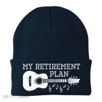 My Retirement Plan Guitar Music Notes Retiree Pension Gift Beanie thumb 0