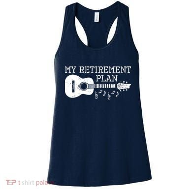 My Retirement Plan Guitar Music Notes Retiree Pension Gift Women's Tank Top
