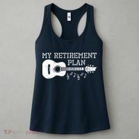 My Retirement Plan Guitar Music Notes Retiree Pension Gift Women's Tank Top thumb 3