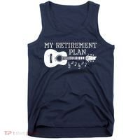 My Retirement Plan Guitar Music Notes Retiree Pension Gift Tank Top thumb 0