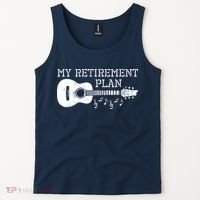 My Retirement Plan Guitar Music Notes Retiree Pension Gift Tank Top thumb 2