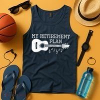 My Retirement Plan Guitar Music Notes Retiree Pension Gift Tank Top thumb 4
