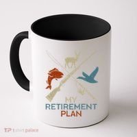 My Retirement Plan Hunting Fishing Hunter Grandfather Coffee Mug thumb 0