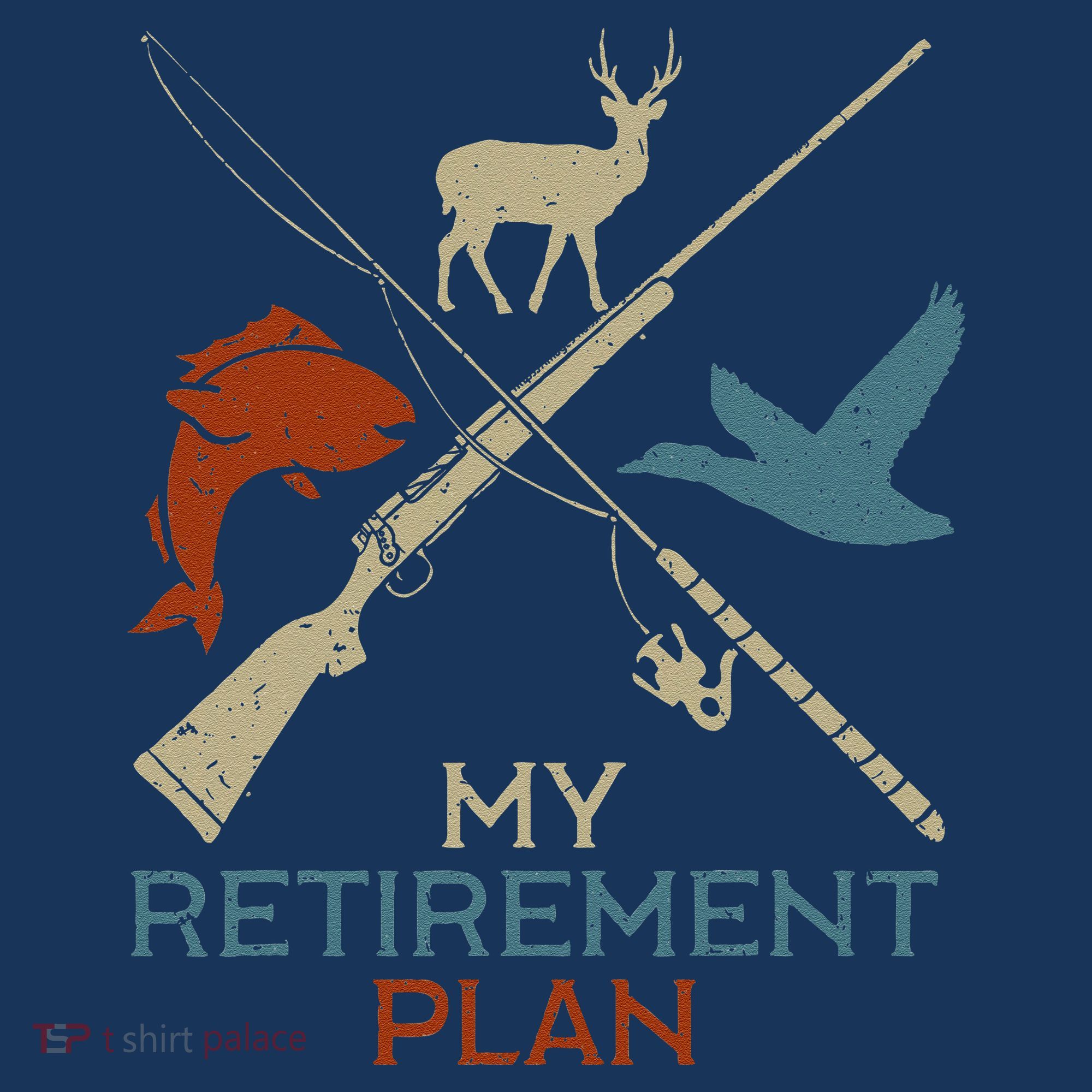 My Retirement Plan Hunting Fishing Hunter Grandfather Women's Hoodie