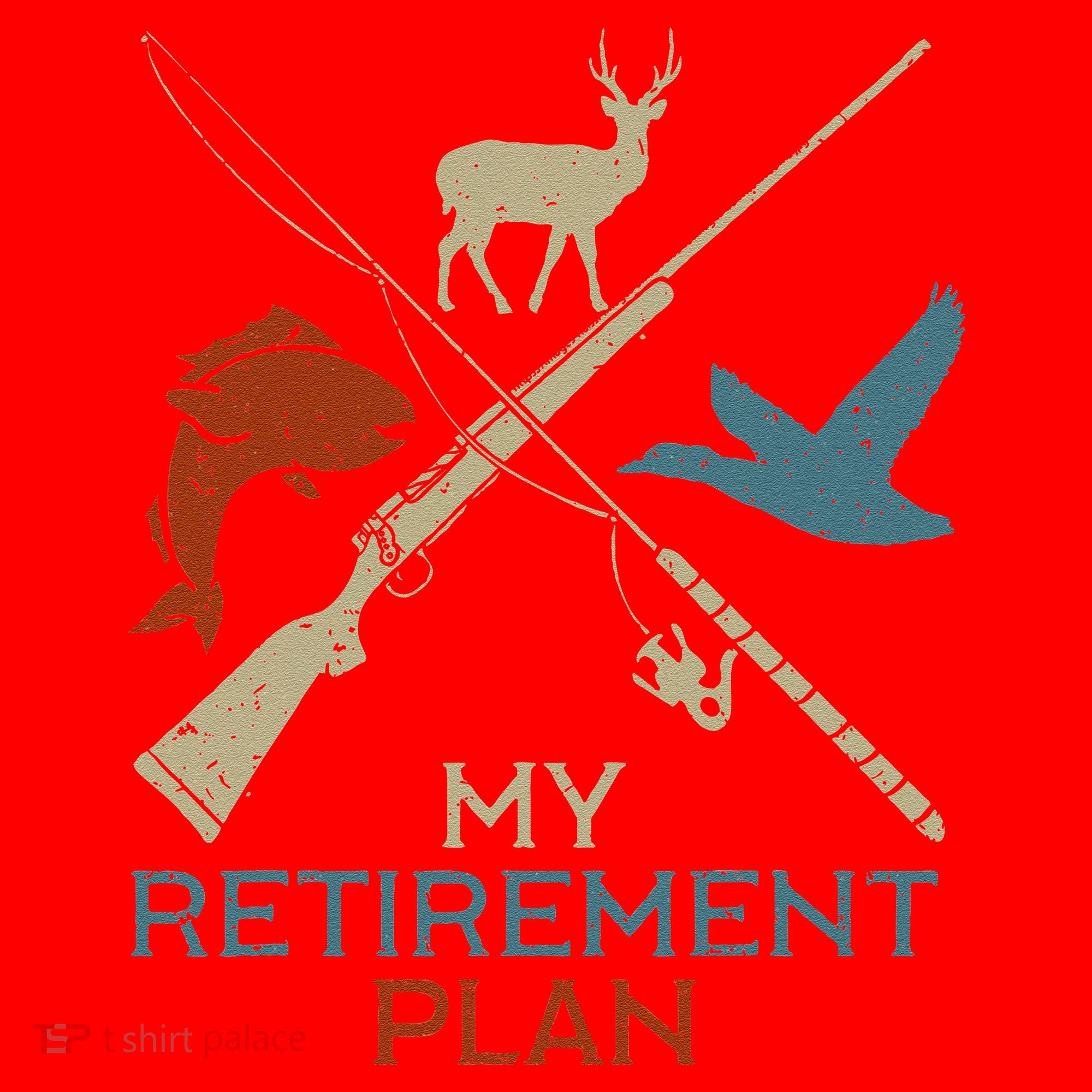 My Retirement Plan Hunting Fishing Hunter Grandfather Santa Hat
