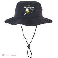 My Retirement Plan Funny Pickleball Slogan Bucket Hat thumb 0