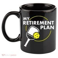 My Retirement Plan Funny Pickleball Slogan 11oz C Handle Ceramic Mug thumb 2