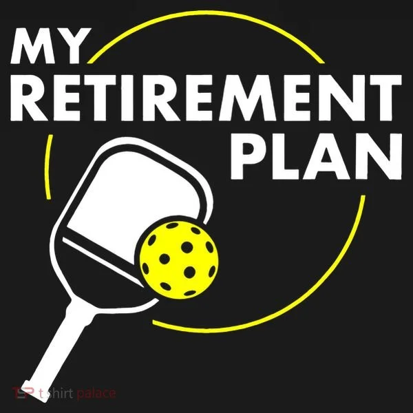 My Retirement Plan Funny Pickleball Slogan Toddler Hoodie