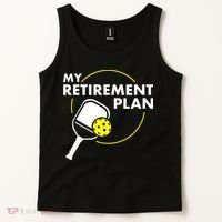 My Retirement Plan Funny Pickleball Slogan Tank Top thumb 2