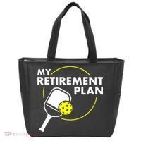 My Retirement Plan Funny Pickleball Slogan Tote Bag thumb 0