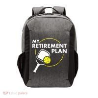 My Retirement Plan Funny Pickleball Slogan Vector Backpack thumb 0
