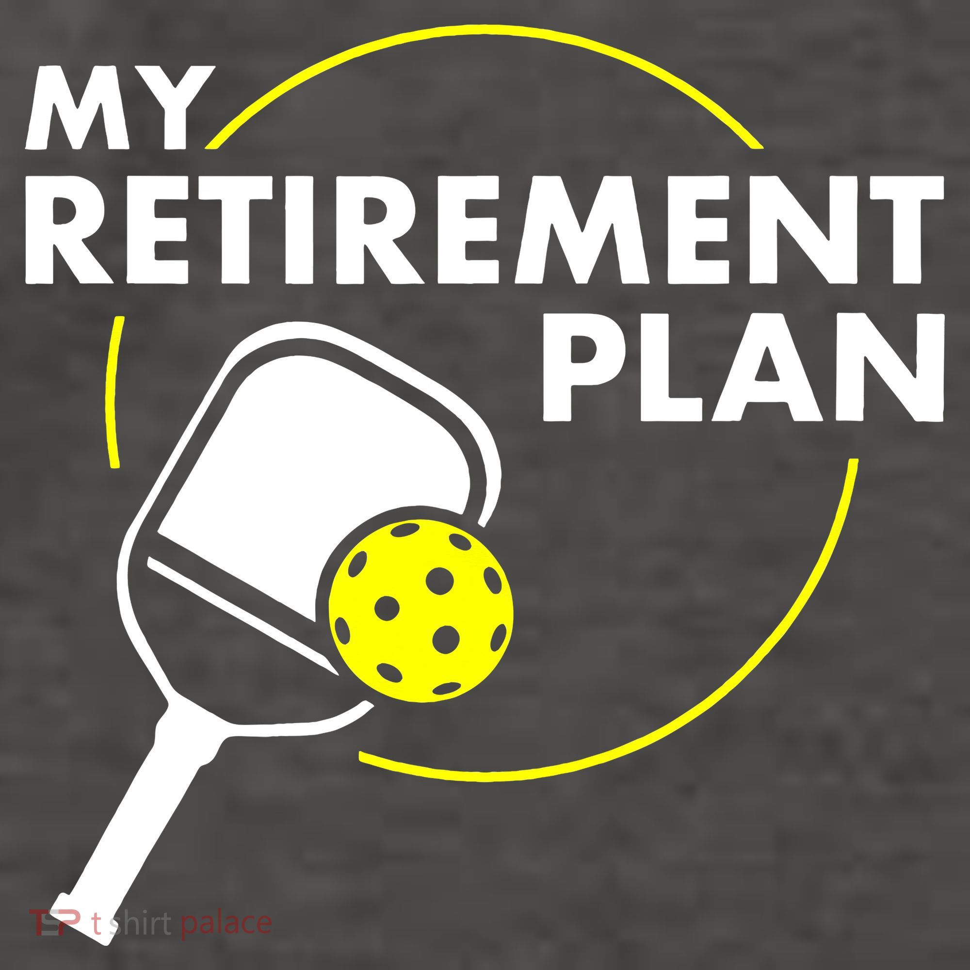 My Retirement Plan Funny Pickleball Slogan Vector Backpack