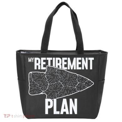 My Retirement Plan Arrowhead Hunting Flintknapping Tote Bag