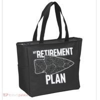 My Retirement Plan Arrowhead Hunting Flintknapping Tote Bag thumb 2